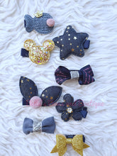 Load image into Gallery viewer, Denim Blue 8pcs. Hairclips