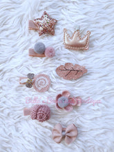 Load image into Gallery viewer, Rose Gold 8pcs. Hairclips