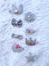 Load image into Gallery viewer, Gray 8pcs. Hairclips