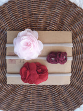 Load image into Gallery viewer, Red Floral Headband