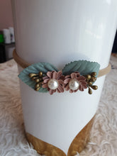 Load image into Gallery viewer, Pink Pearl Floral Headband