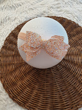 Load image into Gallery viewer, Glittered Doubled Bow