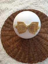 Load image into Gallery viewer, Glittered Doubled Bow