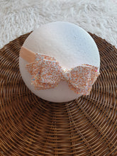 Load image into Gallery viewer, Glittered Doubled Bow