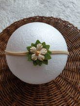 Load image into Gallery viewer, Wine Red Floral and Bows Headband