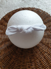 Load image into Gallery viewer, White Dahlia Floral and Bows Headband