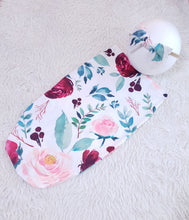 Load image into Gallery viewer, Newborn Matching Swaddle Sack and Headbow