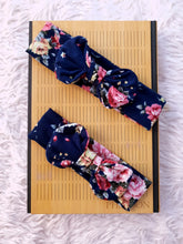 Load image into Gallery viewer, Navy Blue Mumma and Bubba Headband