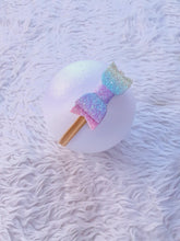 Load image into Gallery viewer, Purple Floral Bow Headband