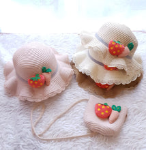 Load image into Gallery viewer, Matching Straw Hats and Bags