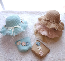 Load image into Gallery viewer, Matching Straw Hats and Bags