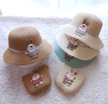 Load image into Gallery viewer, Matching Straw Hats and Bags