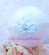 Load image into Gallery viewer, Polkadot Pinwheel Bow Headband