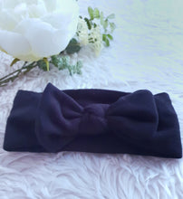Load image into Gallery viewer, Faux Cashmere Top-knot Headbow