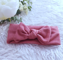 Load image into Gallery viewer, Faux Cashmere Top-knot Headbow