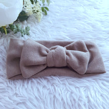 Load image into Gallery viewer, Faux Cashmere Top-knot Headbow