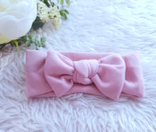 Load image into Gallery viewer, Faux Cashmere Top-knot Headbow