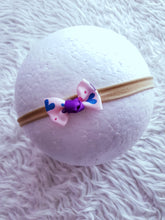 Load image into Gallery viewer, Lavender Floral Bow Headband