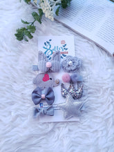 Load image into Gallery viewer, Gray 8pcs. Hairclips