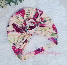Load image into Gallery viewer, Floral Knot Turban