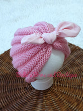 Load image into Gallery viewer, Rabbit Ear Bowknot Beanie