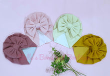 Load image into Gallery viewer, Solid Bow Turban