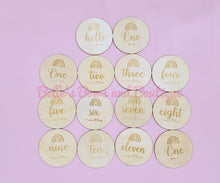 Load image into Gallery viewer, Wooden Milestone Card