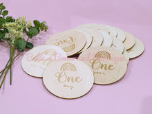 Load image into Gallery viewer, Wooden Milestone Card