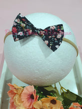 Load image into Gallery viewer, Ellie's Floral Tuxedo Bow