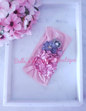 Load image into Gallery viewer, Floral Pearl Headbow