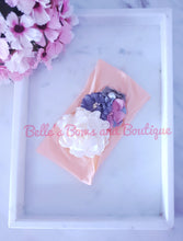 Load image into Gallery viewer, Floral Pearl Headbow