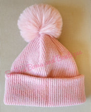 Load image into Gallery viewer, Knitted Pompom Beanie