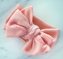 Load image into Gallery viewer, Waffle Bowknot Headbow