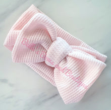 Load image into Gallery viewer, Waffle Bowknot Headbow