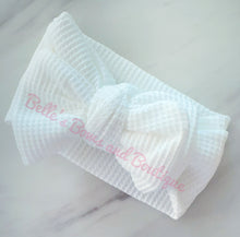 Load image into Gallery viewer, Waffle Bowknot Headbow