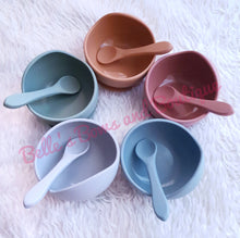 Lade das Bild in den Galerie-Viewer, Silicon Starter - Bowl and Spoon Set