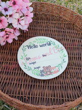 Load image into Gallery viewer, Wooden Milestone Card