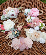 Load image into Gallery viewer, Flower Baby Headbow