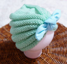 Load image into Gallery viewer, Rabbit Ear Bowknot Beanie